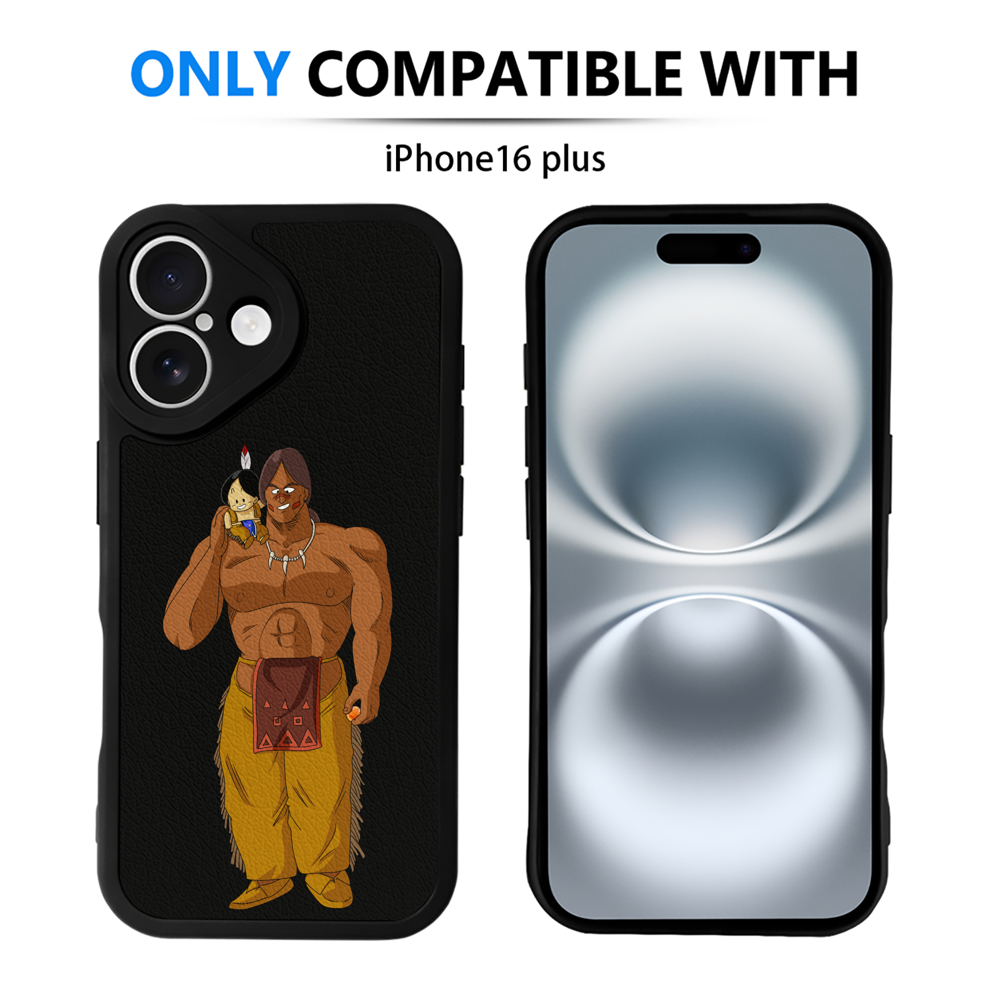 （画像用） ドラゴンボール DRAGON BALL 【iPhone 16シリーズ対応】シリコンスマホケース（レザー調） 材質：シリコン